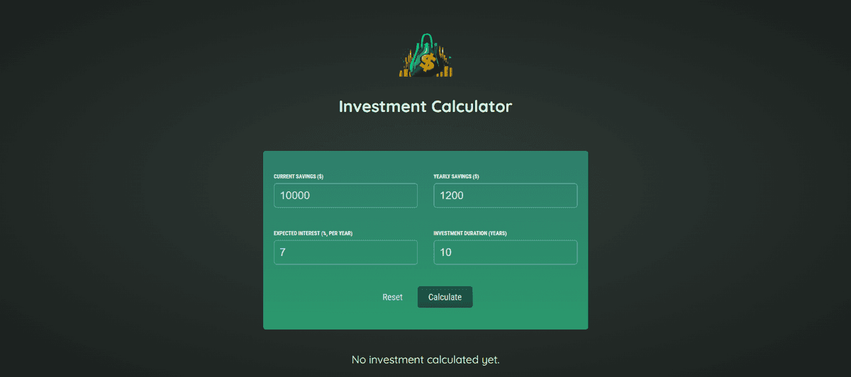 investment Calculator